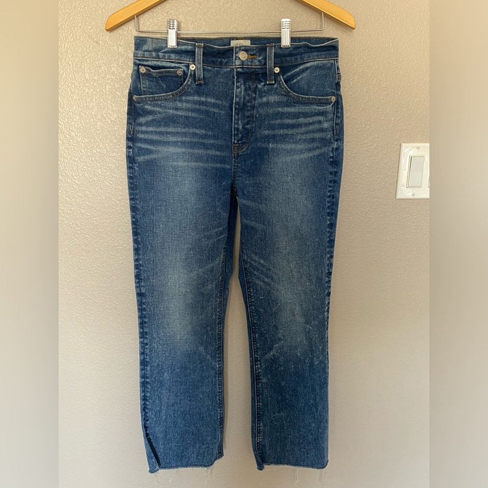 J Crew Billie Demi Boot Crop Jeans